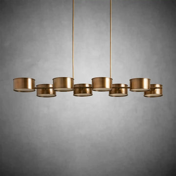 Daphne Metal Linear Chandelier - lampmodern