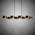 Daphne Metal Linear Chandelier - lampmodern