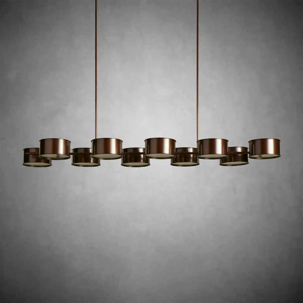 Daphne Metal Linear Chandelier - lampmodern