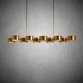 Daphne Metal Linear Chandelier - lampmodern
