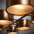 Daphne Metal Linear Chandelier - lampmodern