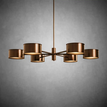Daphne Metal Round Chandelier - lampmodern