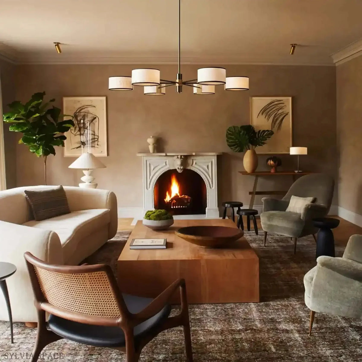 Daphne Round Chandelier - lampmodern