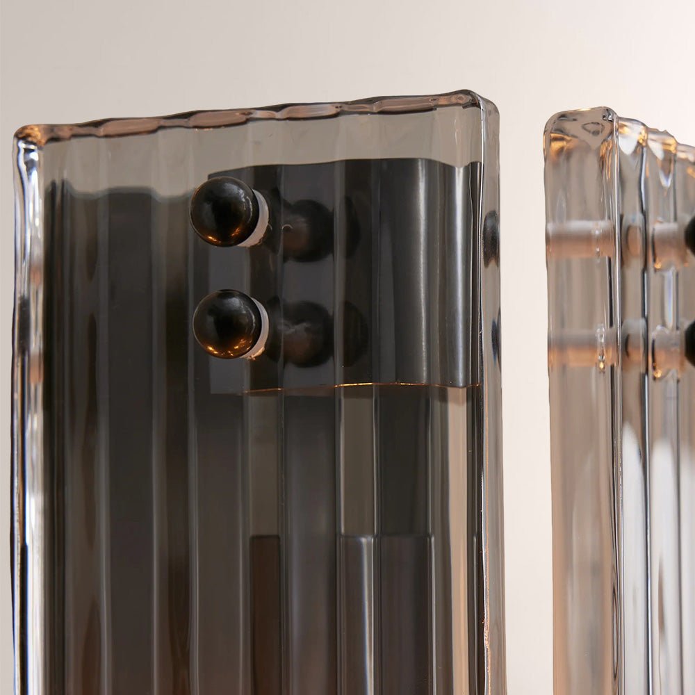Delsia Fluted Glass Wall Sconce - lampmodern