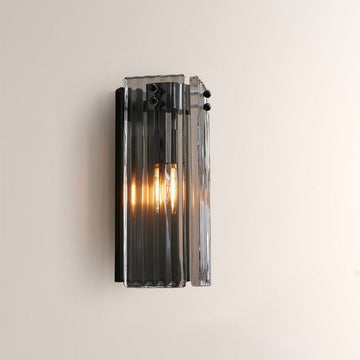 Delsia Fluted Glass Wall Sconce - lampmodern