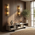 Delsia Fluted Glass Wall Sconce - lampmodern
