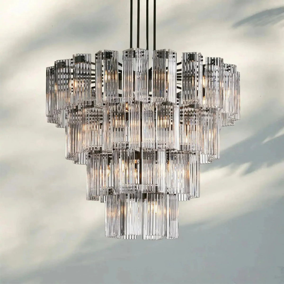 Delsie Round Chandelier 38''48''60'' - lampmodern