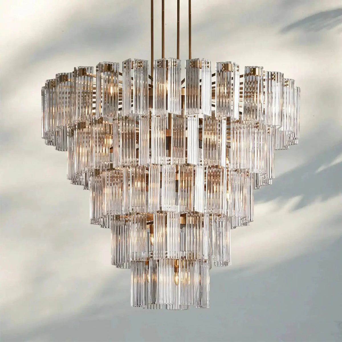 Delsie Round Chandelier 38''48''60'' - lampmodern