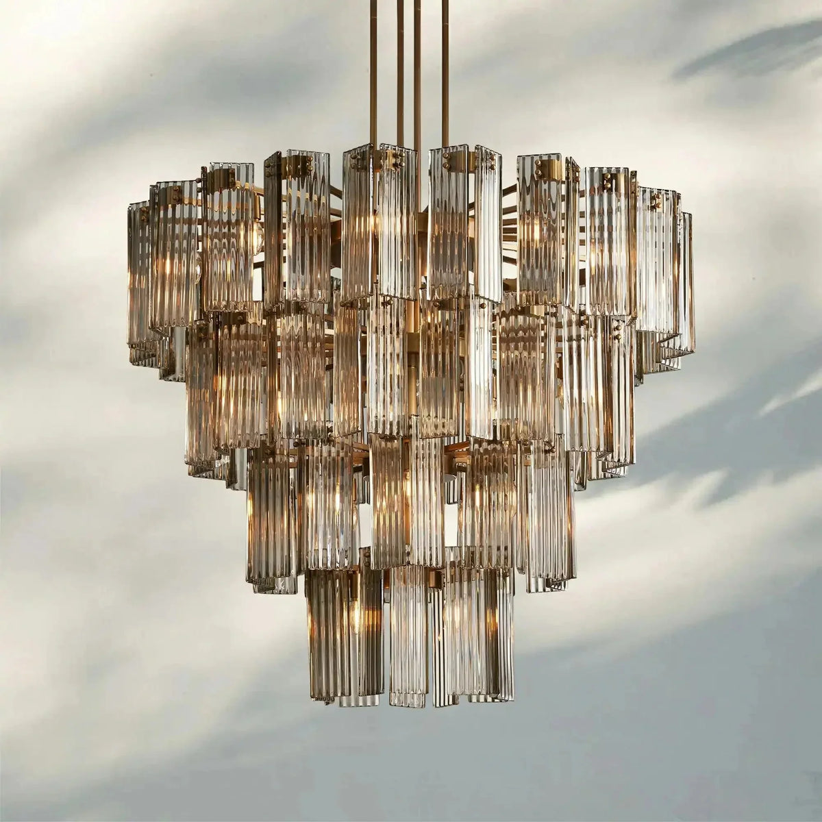 Delsie Round Chandelier 38''48''60'' - lampmodern