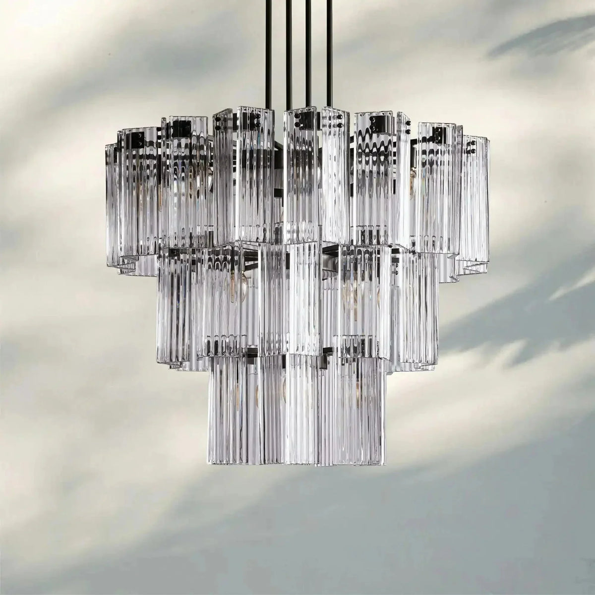 Delsie Round Chandelier 38''48''60'' - lampmodern