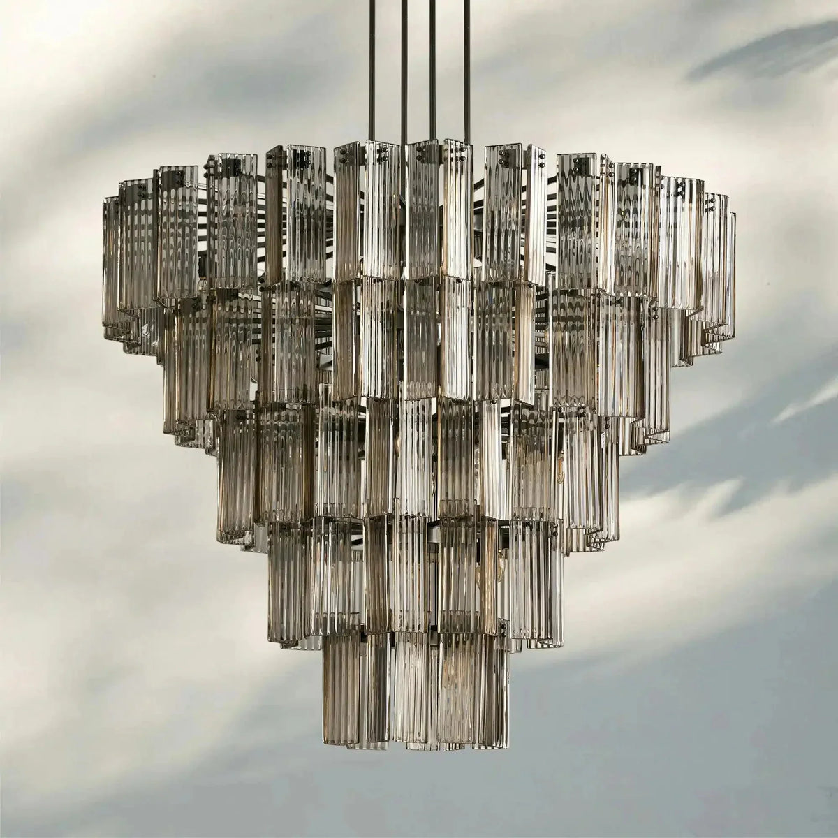 Delsie Round Chandelier 38''48''60'' - lampmodern