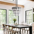 Delsie Round Chandelier 38''48''60'' - lampmodern