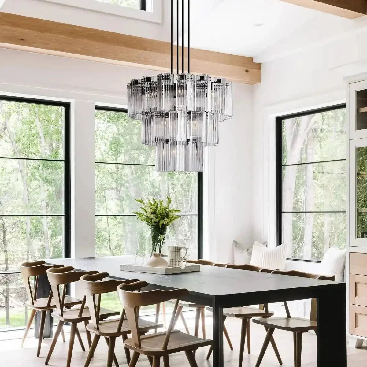 Delsie Round Chandelier 38''48''60'' - lampmodern