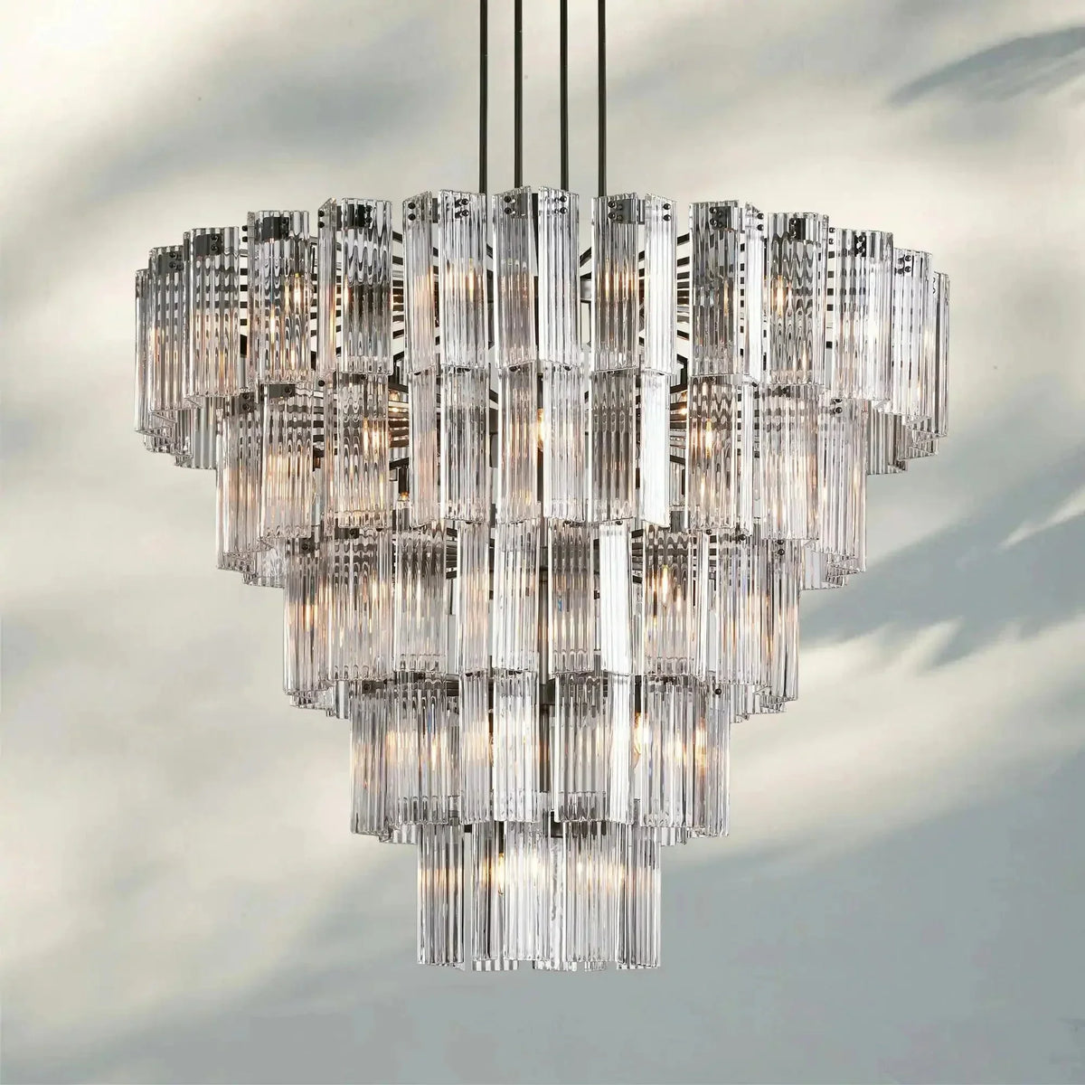 Delsie Round Chandelier 38''48''60'' - lampmodern