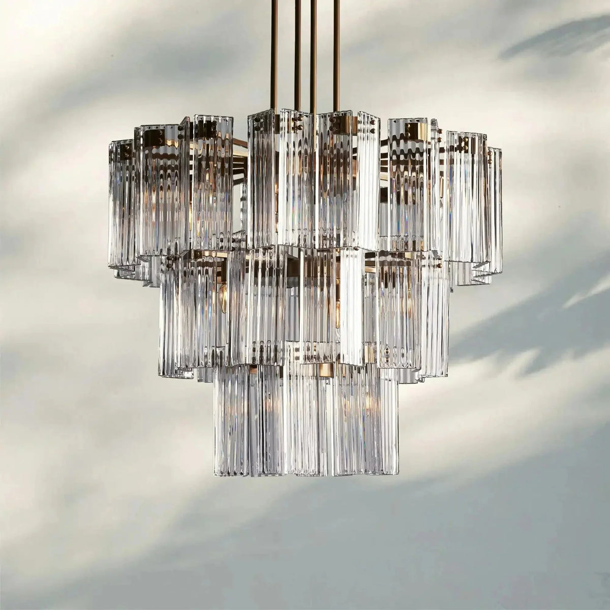 Delsie Round Chandelier 38''48''60'' - lampmodern