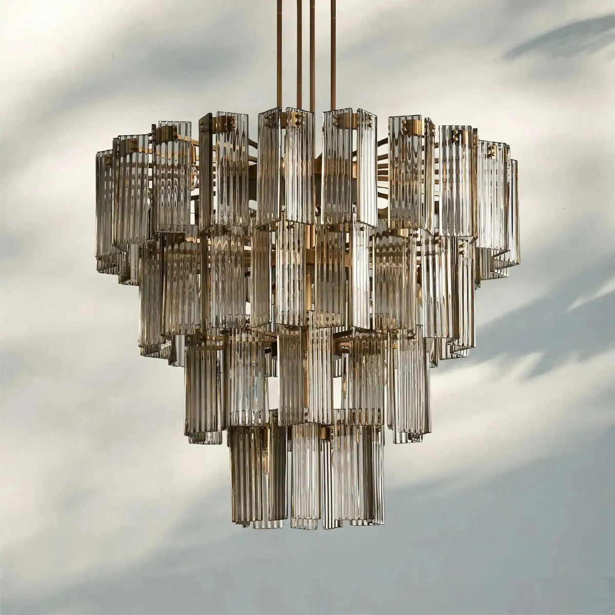 Delsie Round Chandelier 38''48''60'' - lampmodern