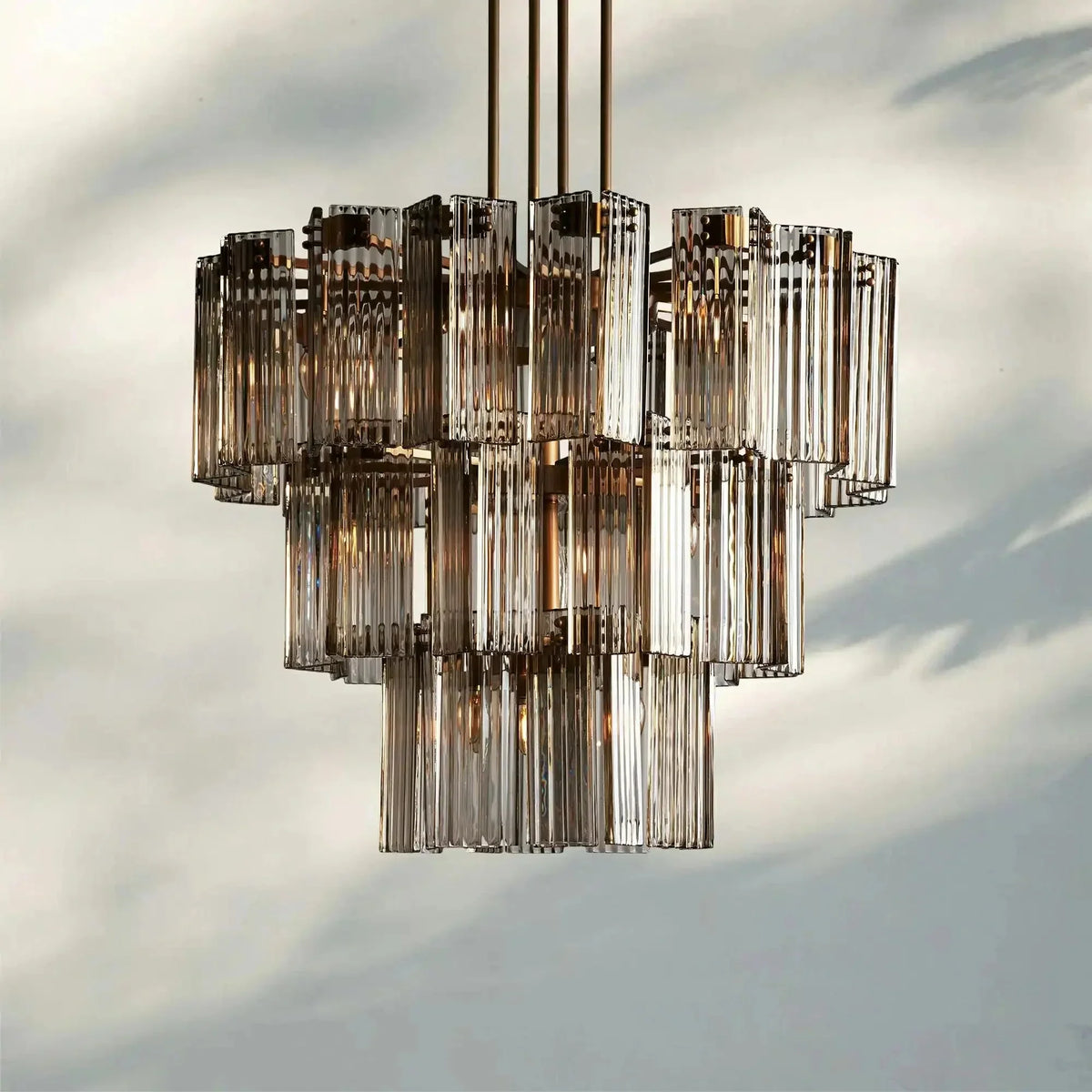 Delsie Round Chandelier 38''48''60'' - lampmodern