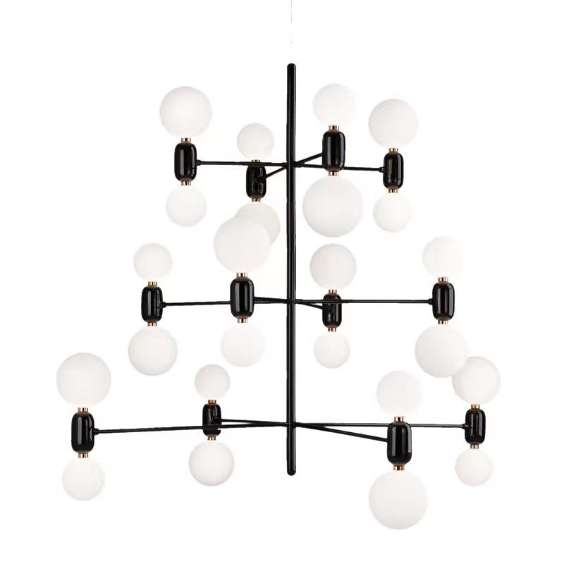 Designer Model Minimalist Multi - bulb Combination Chandelier for Living/Dining Room - lampmodern