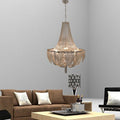 Designer Models Oversized Aluminium Long Tassel Pendant Chendelier for Large Living Room/Staircase/Villa - lampmodern