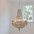 Designer Models Oversized Aluminium Long Tassel Pendant Chendelier for Large Living Room/Staircase/Villa - lampmodern