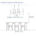 Dhiara Smoke Glass Rectangular Chandelier - lampmodern
