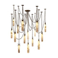 Dome Chain Alabaster Chandelier - lampmodern
