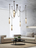 Dome Chain Alabaster Chandelier - lampmodern