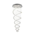 Double Spiral Three Step Dimming LED Modern Staircase Chandelier - lampmodern