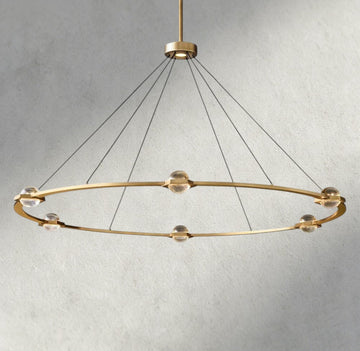 Ecletant Round Chandelier 36", 48", 60", Two - Tied 60" - lampmodern