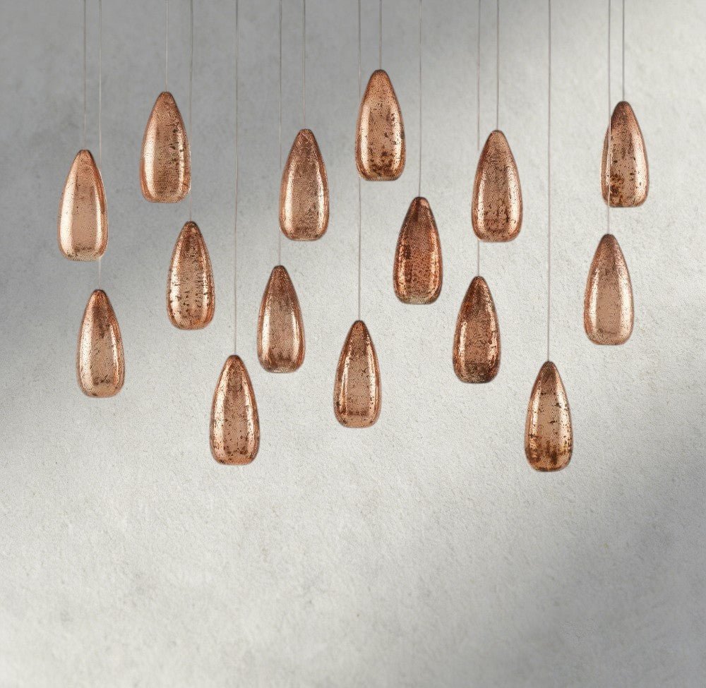 Edda Linear Glass Chandelier 48", 54" - lampmodern