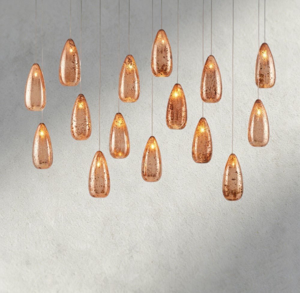 Edda Linear Glass Chandelier 48", 54" - lampmodern