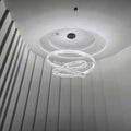 Elegant Restaurant Rings Crystal Chandelier Foyer Living Room Ceiling Pendant Light Fixture - lampmodern
