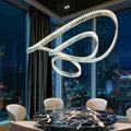 Elegant Restaurant Rings Crystal Chandelier Foyer Living Room Ceiling Pendant Light Fixture - lampmodern