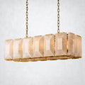Ellington Alabaster Rectangular Chandelier 42’’ - Chandelier
