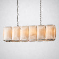 Ellington Alabaster Rectangular Chandelier 42’’ - Polished Nickel - Chandelier