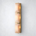 Ellington Alabaster Triple Sconce - Lacquered Brass - Wall Sconce