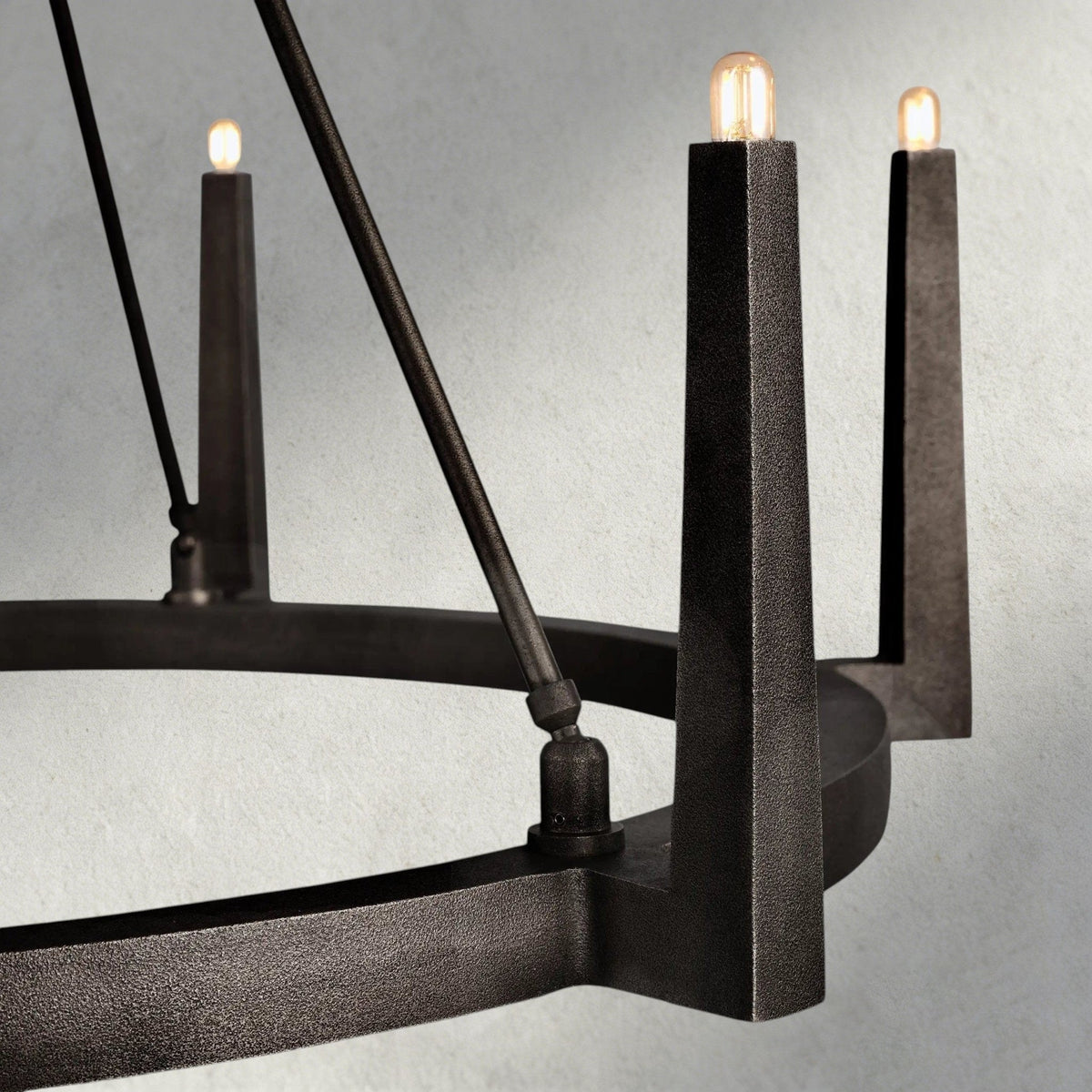 Emmet Round Chandelier 42", 54" - lampmodern