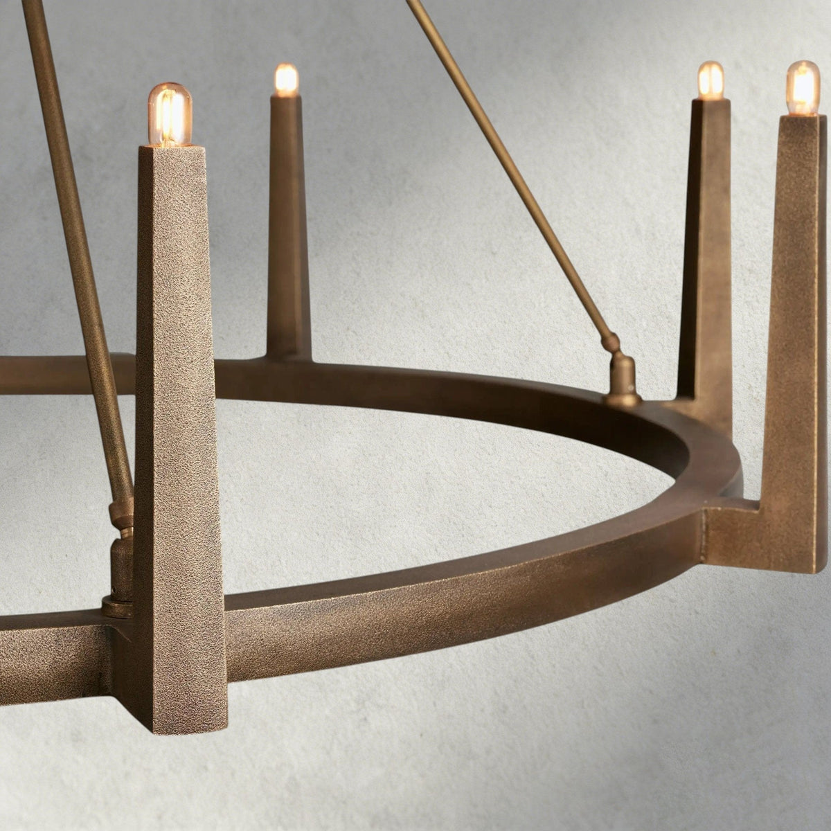 Emmet Round Chandelier 42", 54" - lampmodern