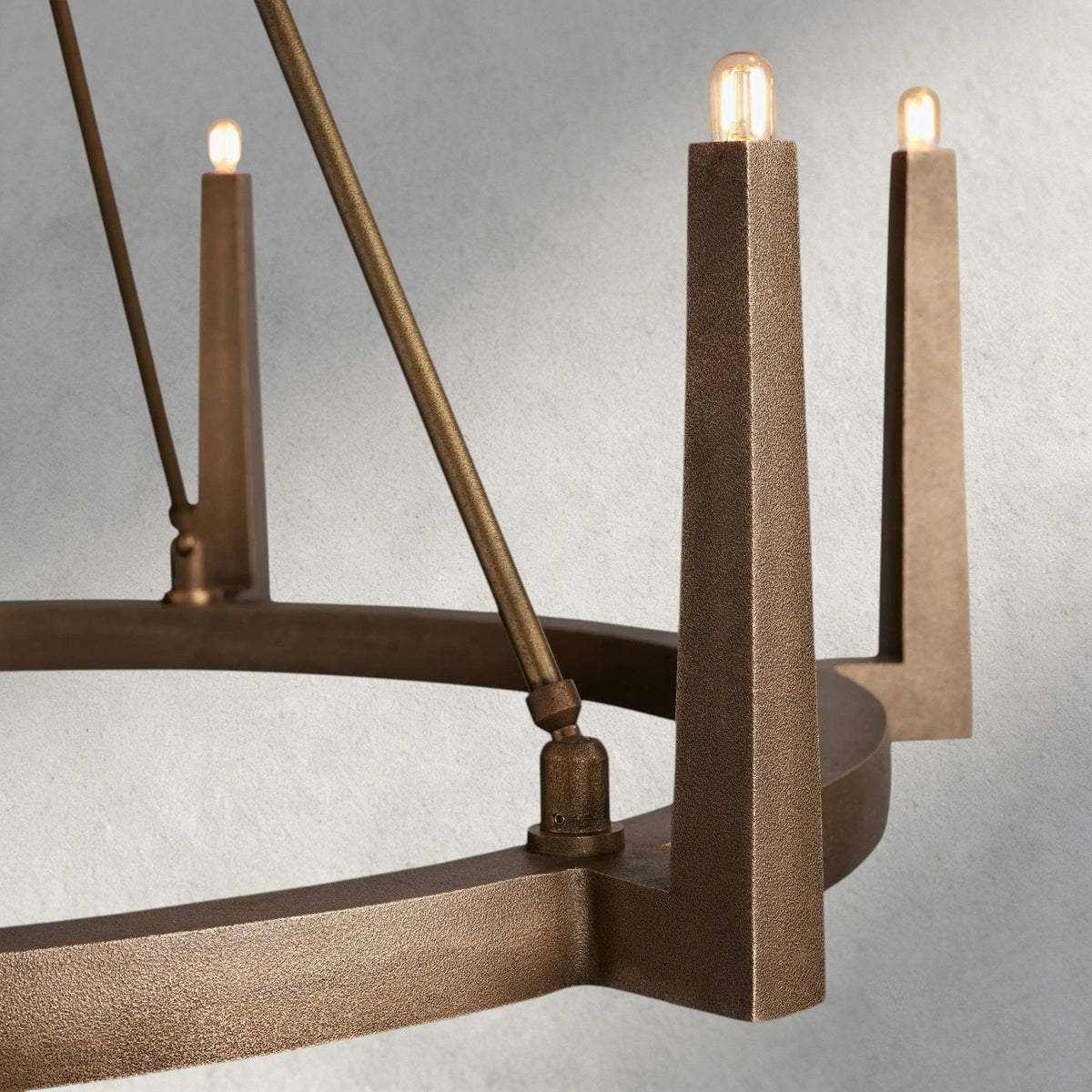 Emmet Round Chandelier 42", 54" - lampmodern