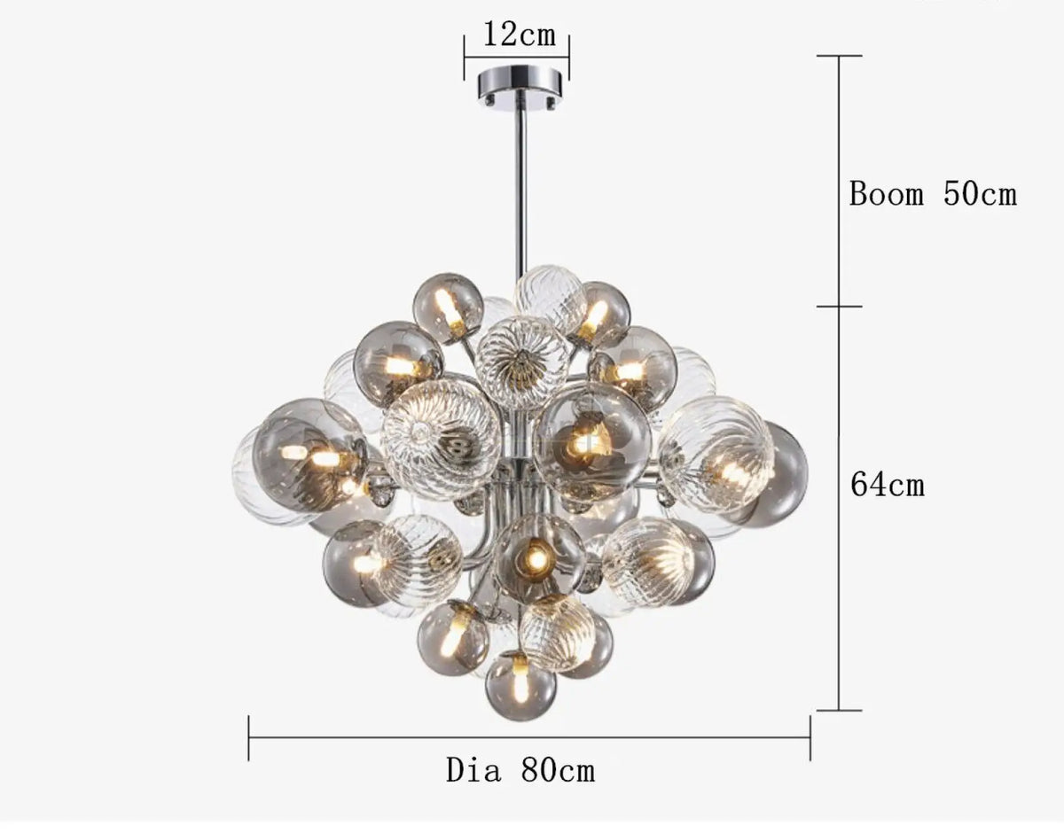 Emporio 18 - Light Glass Chandelier - lampmodern