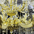 Eternal Baroque Revival Chandelier Series with Diamond - Inspired Crystal - Studded Light Arms - 48 Lights/D77.17