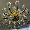 Eternal Baroque Revival Chandelier Series with Diamond - Inspired Crystal - Studded Light Arms - 48 Lights/D77.17