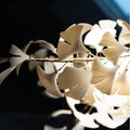 Extra Large Ceramics Twig White Flowers Chandelier Iron Tree Branch Pendant Light For Big Living/ Dining Room - lampmodern