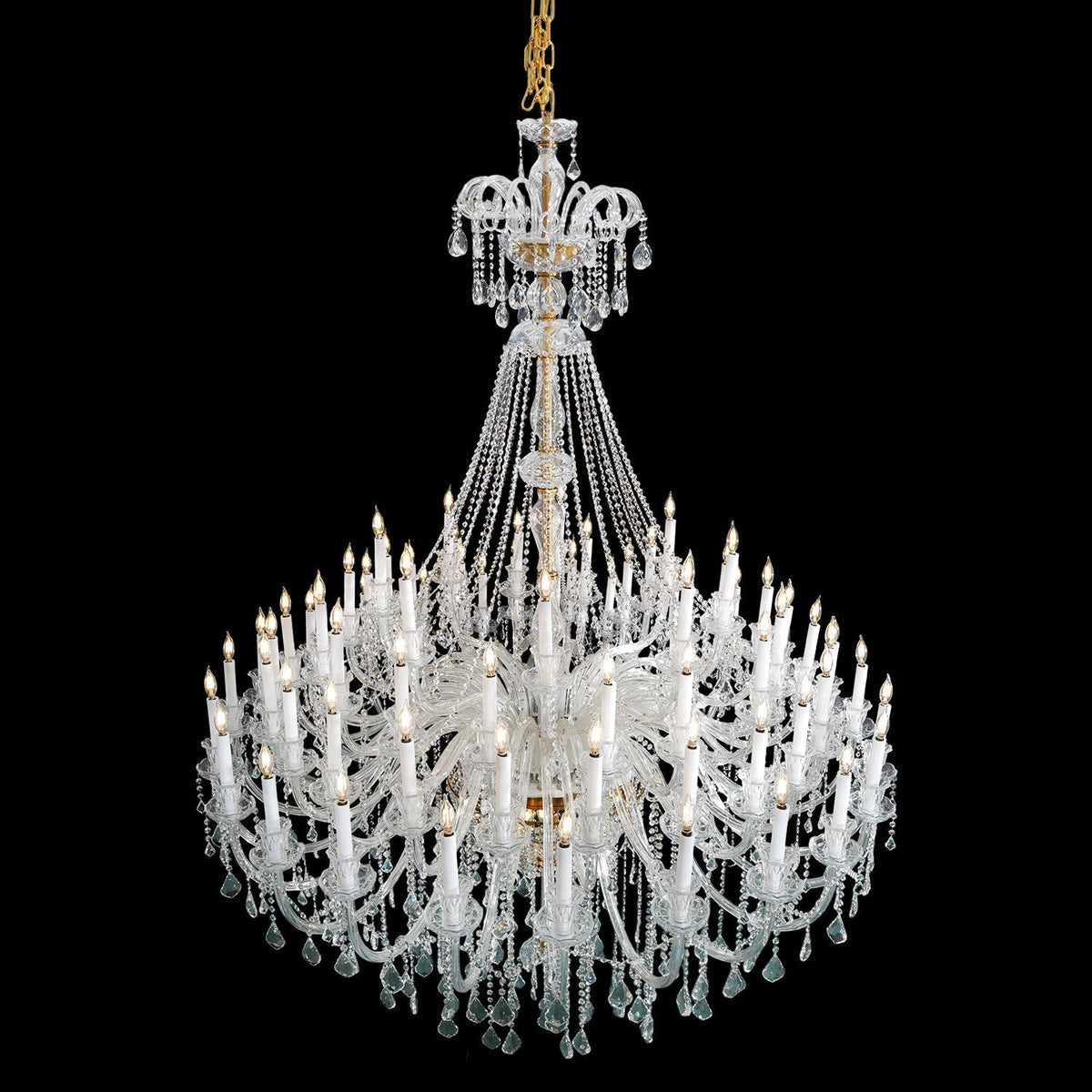 Extra Large Classic Traditional Crystal Chandelier 60/72/90 Lights for Hotel, Showroom, Foyer , Wedding Hall,Coffee Shop - lampmodern