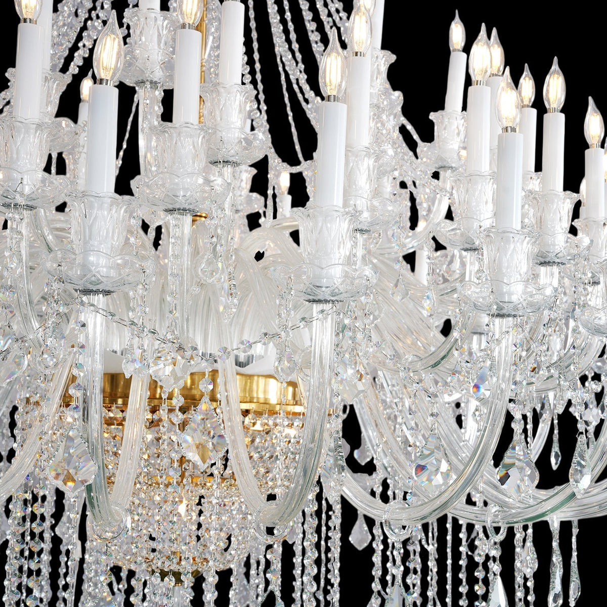 Extra Large Classic Traditional Crystal Chandelier 60/72/90 Lights for Hotel, Showroom, Foyer , Wedding Hall,Coffee Shop - lampmodern