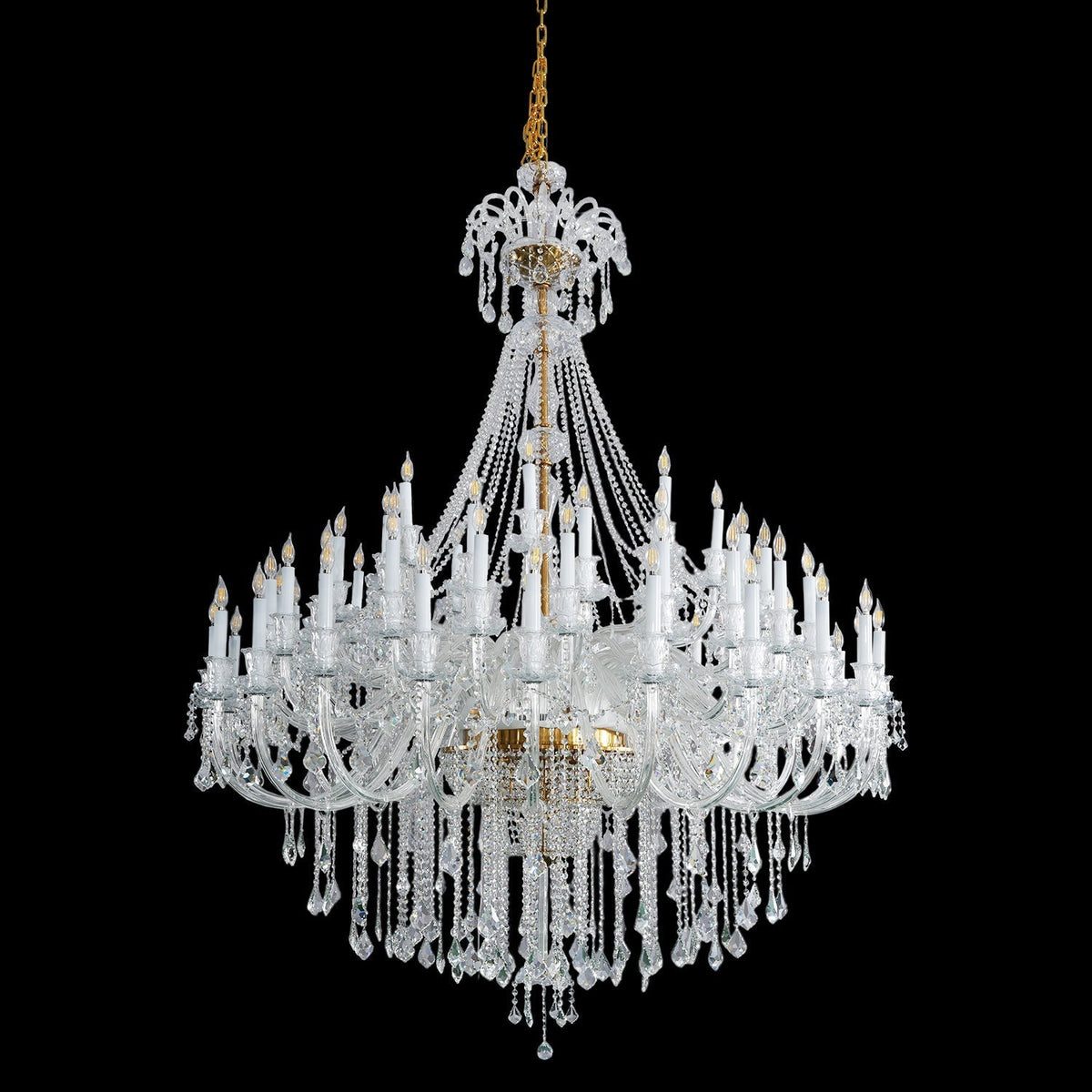 Extra Large Classic Traditional Crystal Chandelier 60/72/90 Lights for Hotel, Showroom, Foyer , Wedding Hall,Coffee Shop - lampmodern