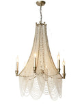 Extra Large European Crystal Beaded Chandelier Candle Light for Stairs / Duplex / Villa - lampmodern