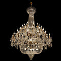 Extra Large European - style Multi - layers Candle Luxury Crystal Chandelier Gold Art Foyer/Staircase Decorative Light Fixture - lampmodern