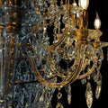 Extra Large European - style Multi - layers Candle Luxury Crystal Chandelier Gold Art Foyer/Staircase Decorative Light Fixture - lampmodern