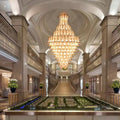 Extra Large Luxury Multi - tier Gold Pendant Glass Chandelier for Stairs/Large High - ceiling Room - lampmodern